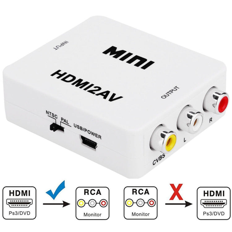 VK-126 MINI Adattatore convertitore audio da HDMI a CVBS/L+R (Scaler), MINI HDMI to CVBS/L+R VK-126 MINI Adattatore convertitore audio da HDMI a CVBS/L+R (Scaler), MINI HDMI to CVBS/L+R